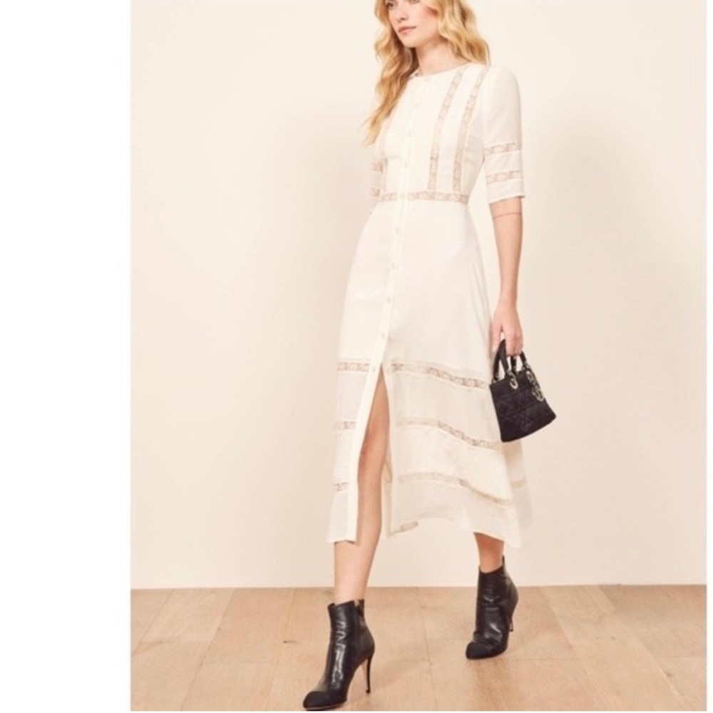 REFORMATION Surrey Cottagecore Midi Dress